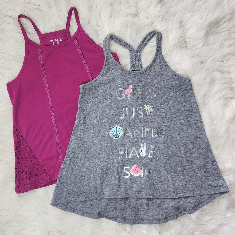 Girls Strap Razor Back Tanks Bundle (7/8)